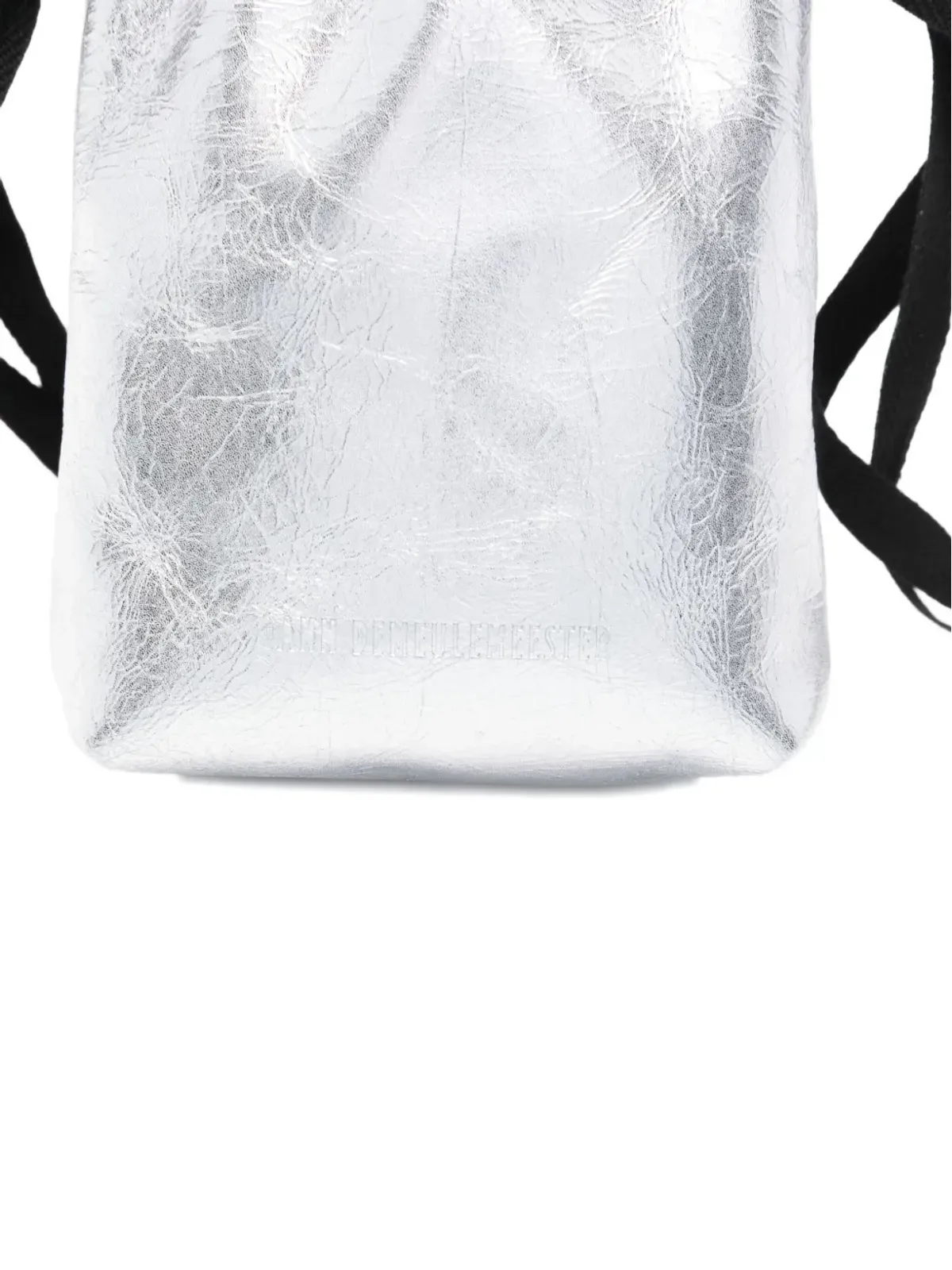 Ann Demeulemeester Gael ドロウストリングチェーン ミニバッグ - グレー - 画像4