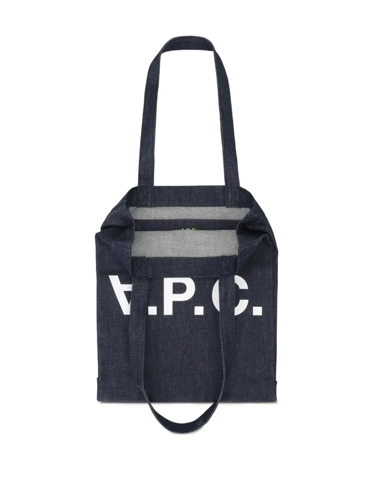 A.P.C. ロゴ Laure トートバッグ - Blue - 画像3