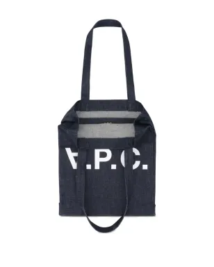 A.P.C. ロゴ Laure トートバッグ - Blue - サムネイル3