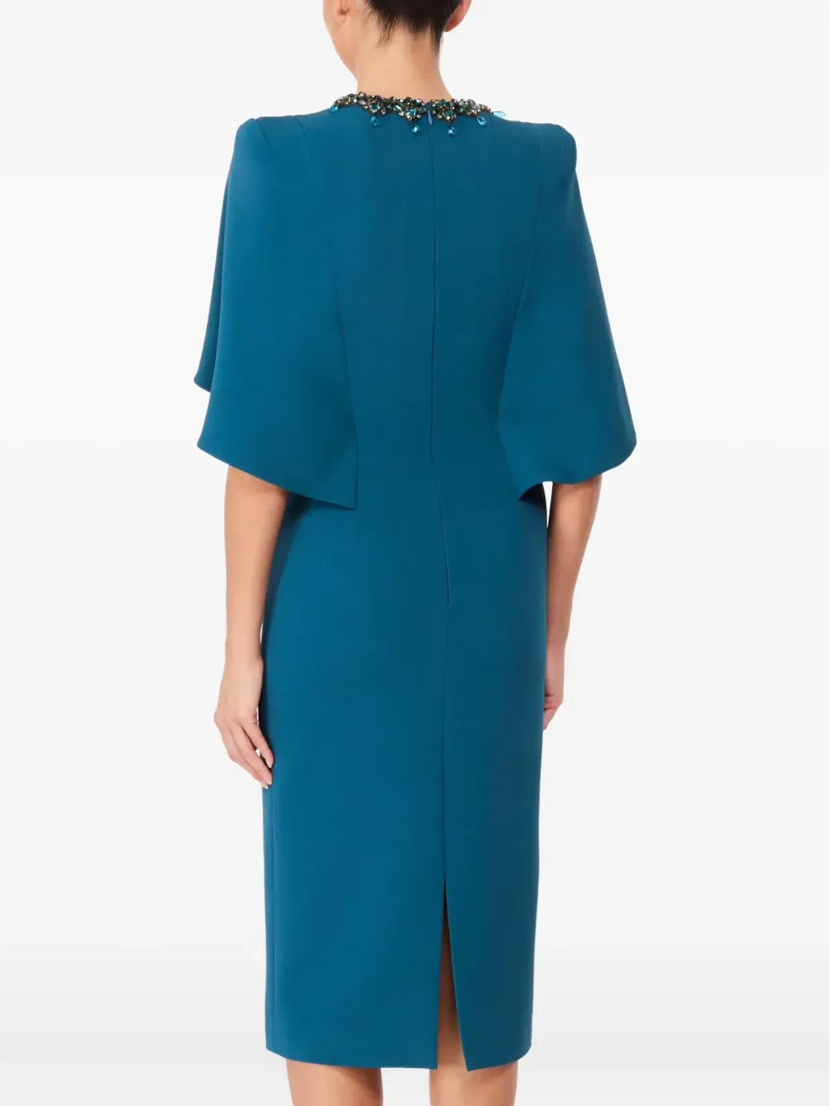 Jenny Packham Ursa エンベリッシュドネック ミディドレス - 画像3