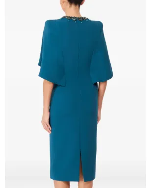 Jenny Packham Ursa エンベリッシュドネック ミディドレス - サムネイル3