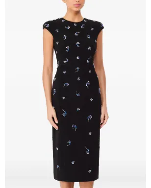 Jenny Packham エンベリッシュド キャップスリーブ ミディドレス - サムネイル2