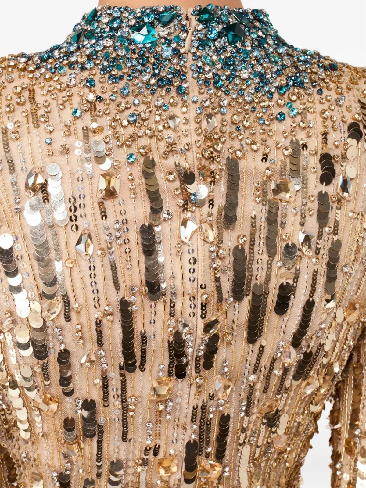 Jenny Packham パッションエンベリッシュド ミニドレス - ゴールド - 画像5