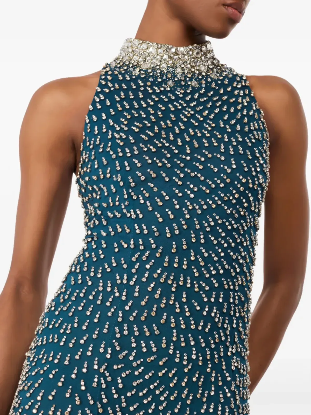 Jenny Packham エンベリッシュド ハイネック マキシドレス - 画像5