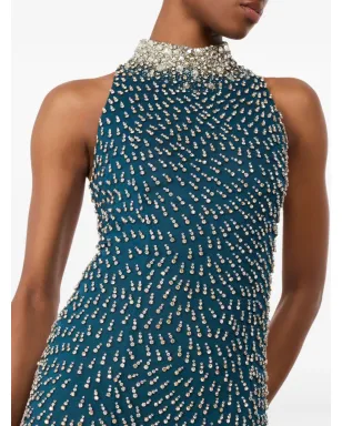 Jenny Packham エンベリッシュド ハイネック マキシドレス - サムネイル5