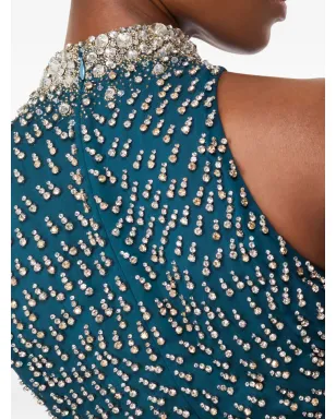 Jenny Packham エンベリッシュド ハイネック マキシドレス - サムネイル4