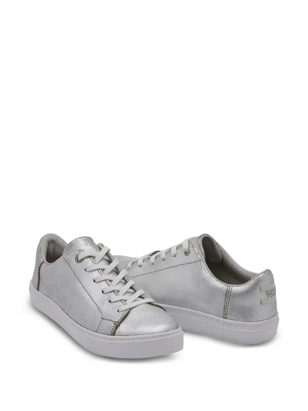 Toms Lenox シルバー スニーカー - 画像2