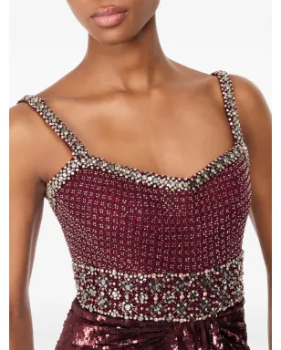 Jenny Packham オンリーユー エンベリッシュド ドレープ マキシドレス - ピンク - サムネイル5