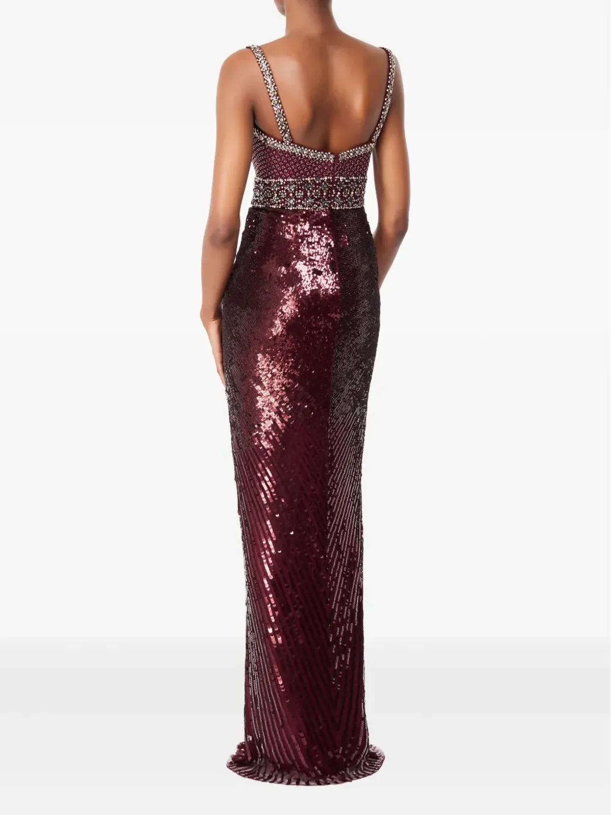 Jenny Packham オンリーユー エンベリッシュド ドレープ マキシドレス - ピンク - 画像3