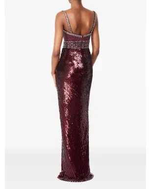 Jenny Packham オンリーユー エンベリッシュド ドレープ マキシドレス - ピンク - サムネイル3