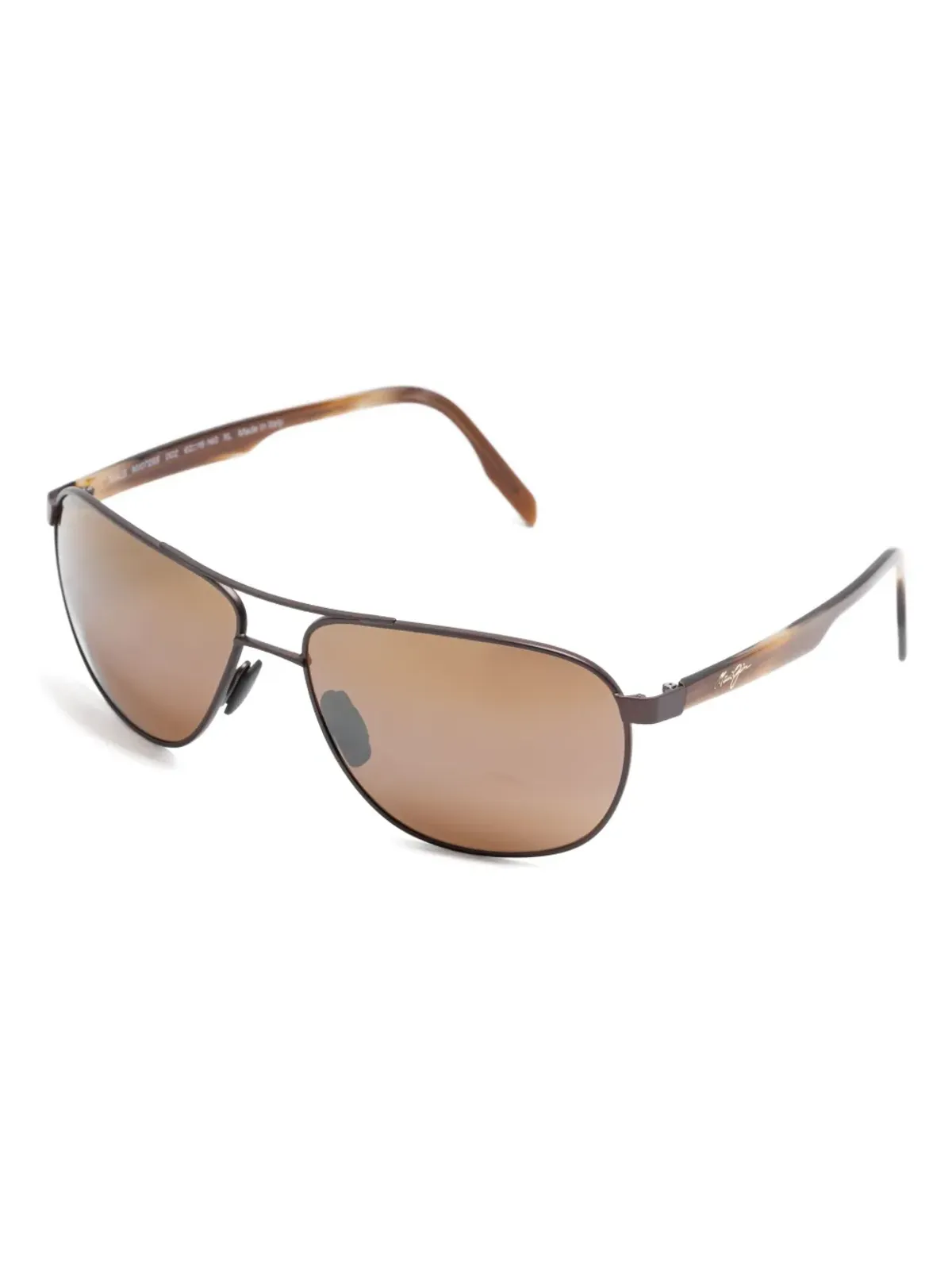 Maui Jim Castles パイロットフレーム サングラス ブラウン - 画像2