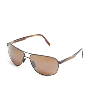 Maui Jim Castles パイロットフレーム サングラス ブラウン - サムネイル2