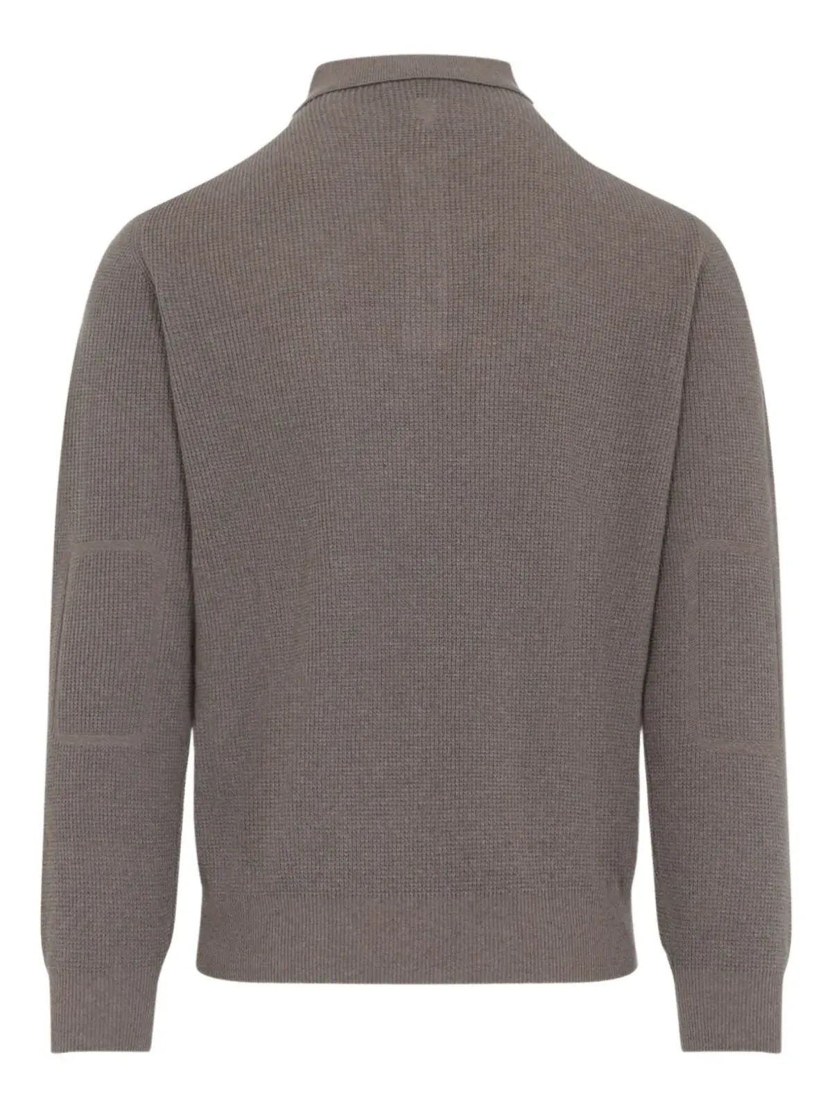 Canali ワッフルニット ポロシャツ - 画像2