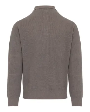 Canali ワッフルニット ポロシャツ - サムネイル2