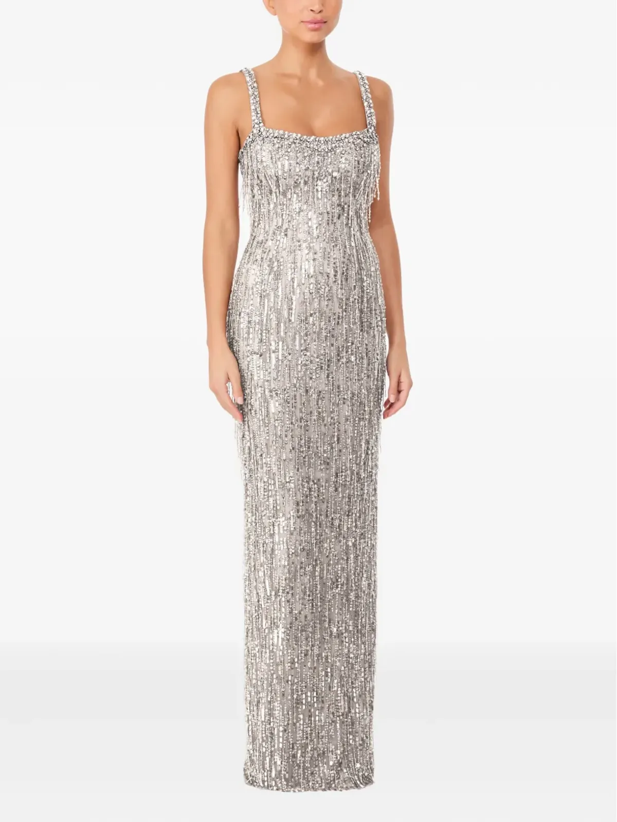 Jenny Packham フルールエンブリッシュド マキシドレス - 画像2