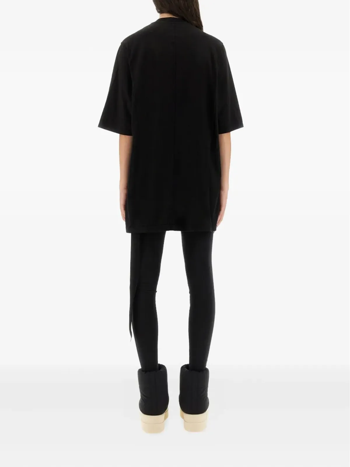 Rick Owens DRKSHDW ジャンボSS コットンTシャツ - ブラック - 画像3
