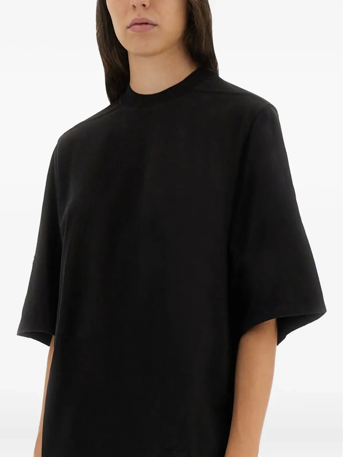 Rick Owens DRKSHDW ジャンボSS コットンTシャツ - ブラック - 画像4