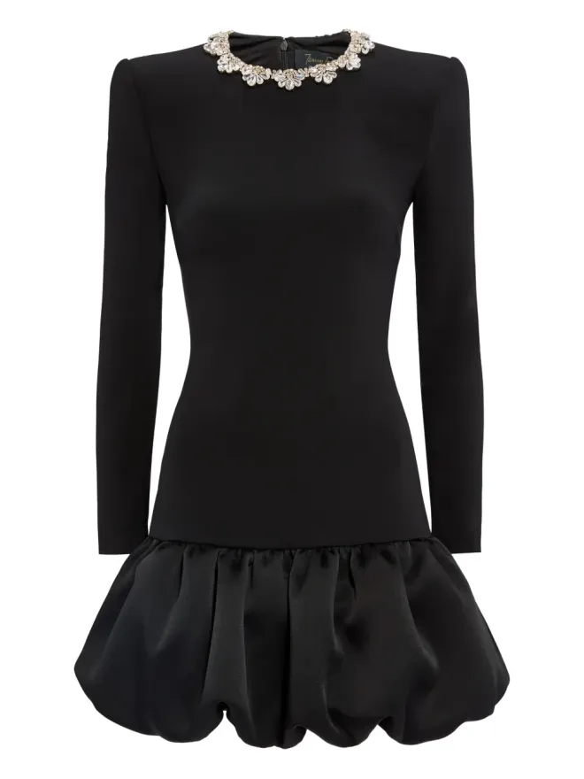 Jenny Packham Jenny Packham パフ付きネックのミニドレスの商品画像