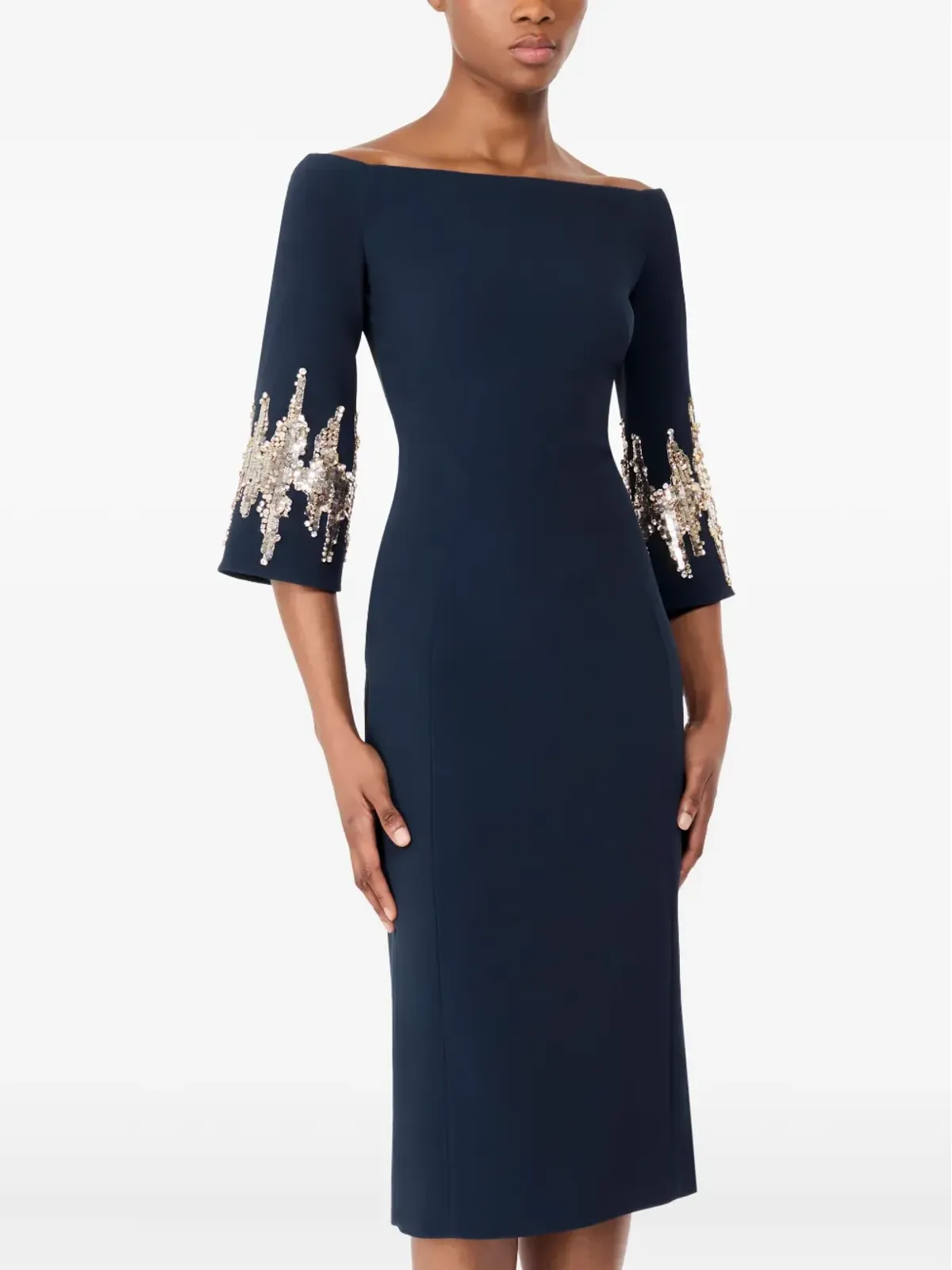 Jenny Packham Aster sequin-embellished midi dress - Blue - 画像2