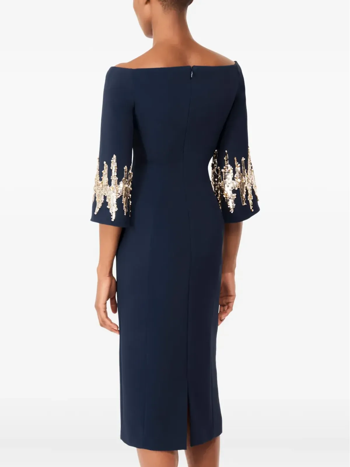 Jenny Packham Aster sequin-embellished midi dress - Blue - 画像3
