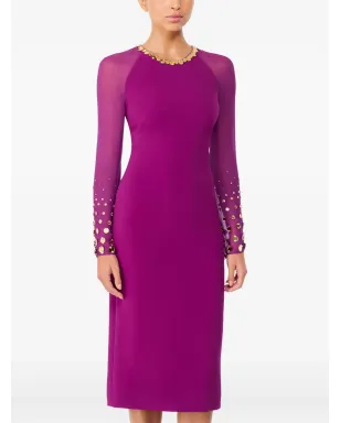 Jenny Packham Eurabia メッシュ袖ミディドレス - サムネイル2