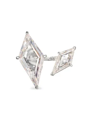 Anabela Chan Trinity's Shatter white sapphire ring - サムネイル1