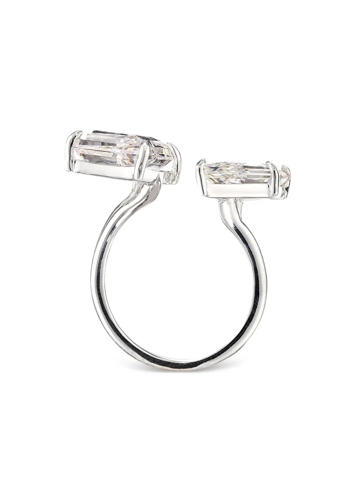Anabela Chan Trinity's Shatter white sapphire ring - 画像4