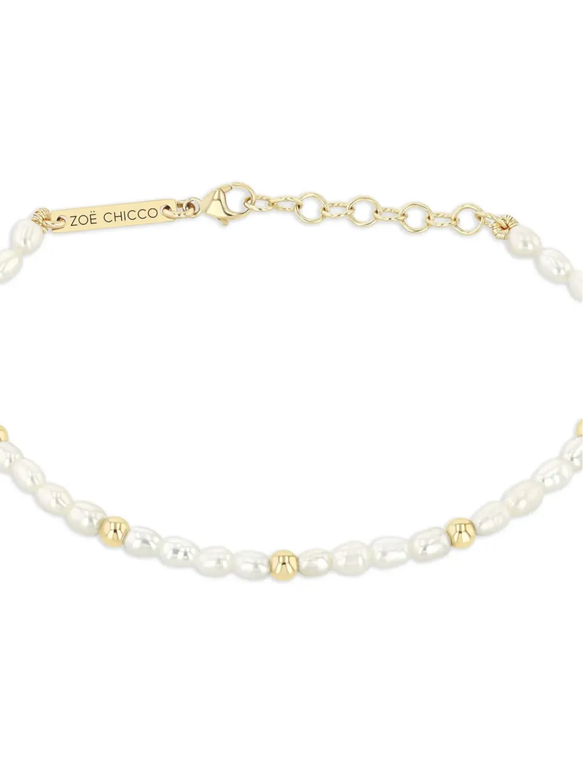 Zoë Chicco 14K イエローゴールド パール ブレスレット - 画像3