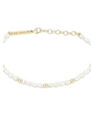 Zoë Chicco 14K イエローゴールド パール ブレスレット - サムネイル3