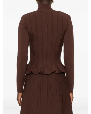 Elisabetta Franchi プリーツボタンカーディガン - サムネイル4