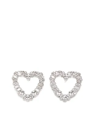 Self-Portrait クリスタルハートのピアス - サムネイル1