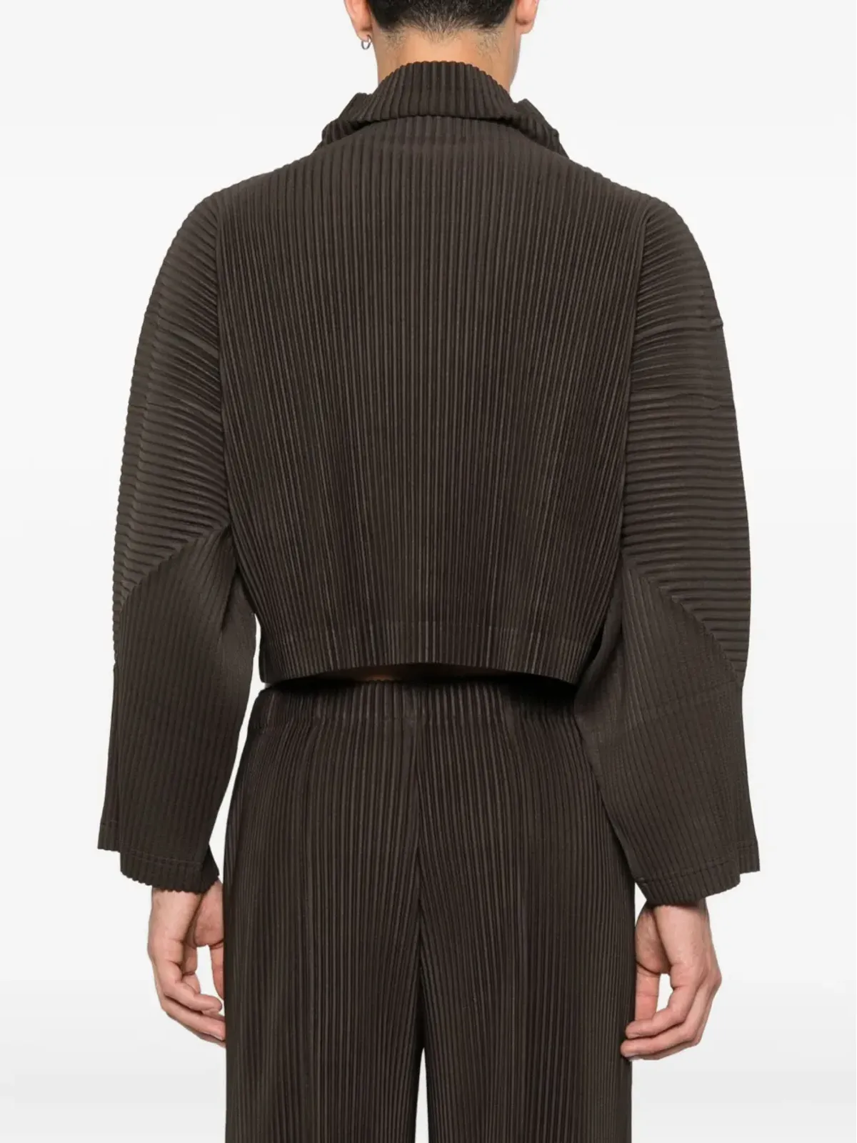 Homme Plissé Issey Miyake Mc June プリーツ入りハイネックTシャツ - 画像4