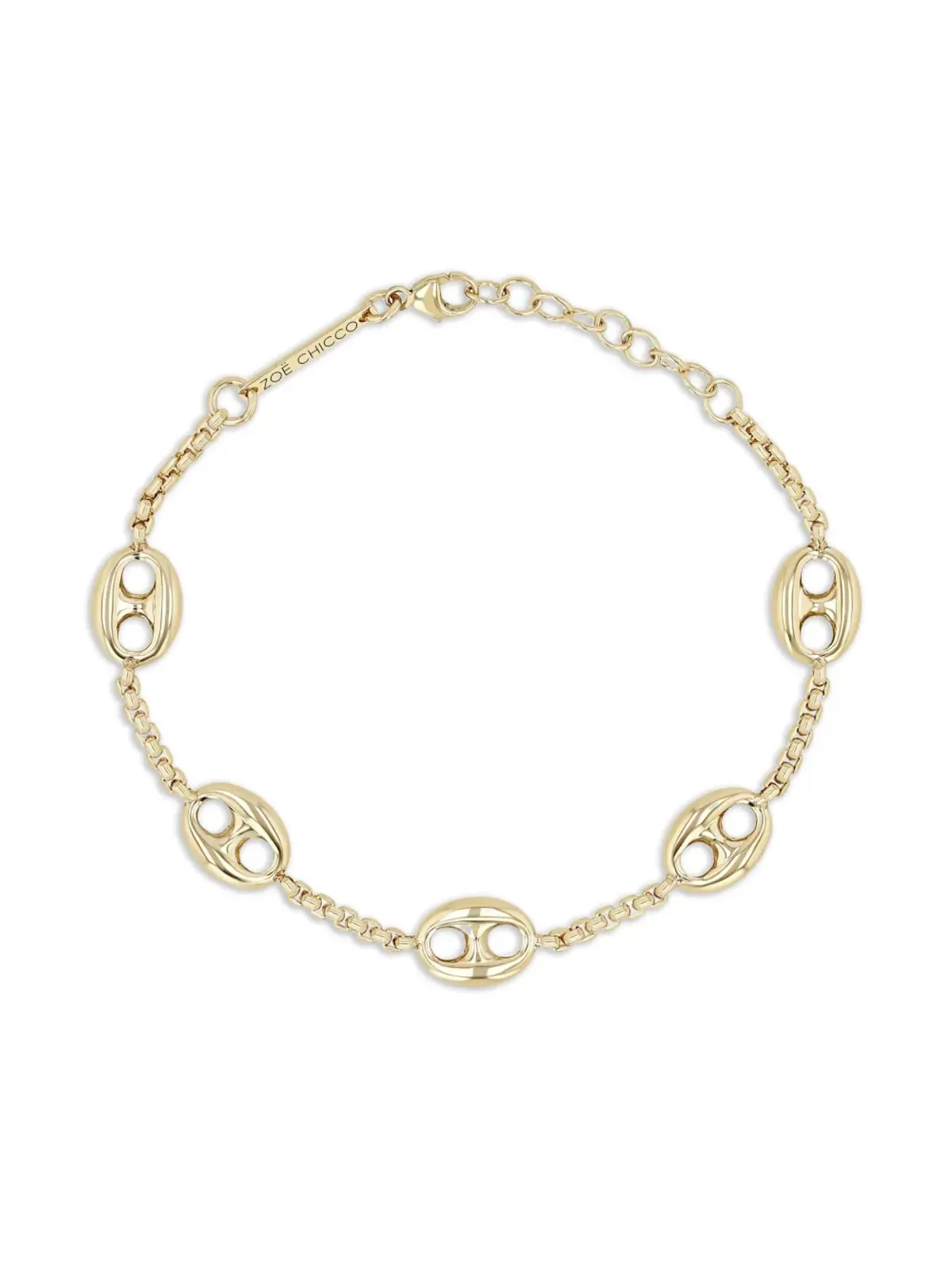 Zoë Chicco 14K イエローゴールド チャーム ブレスレット - 画像1
