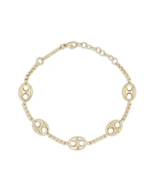 Zoë Chicco 14K イエローゴールド チャーム ブレスレット - サムネイル1