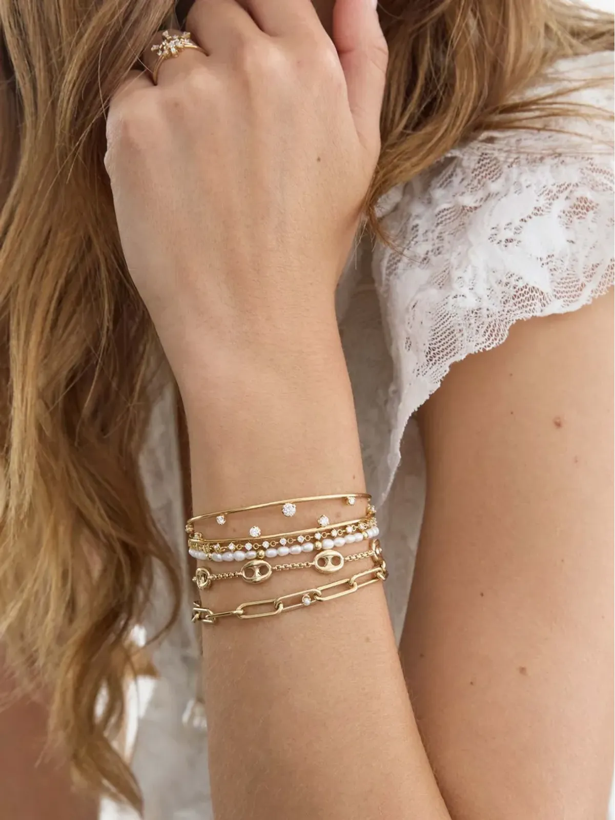 Zoë Chicco 14K イエローゴールド チャーム ブレスレット - 画像2
