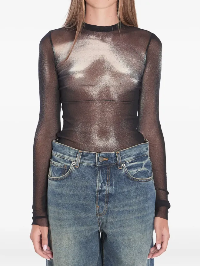 Jean Paul Gaultier Jean Paul Gaultier Body Dust ロングスリーブトップの商品画像