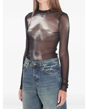 Jean Paul Gaultier Body Dust ロングスリーブトップ - サムネイル4
