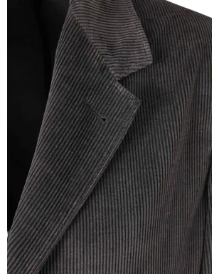 Canali コーデュロイ パッチポケット シャツジャケット - ブラウン - サムネイル3