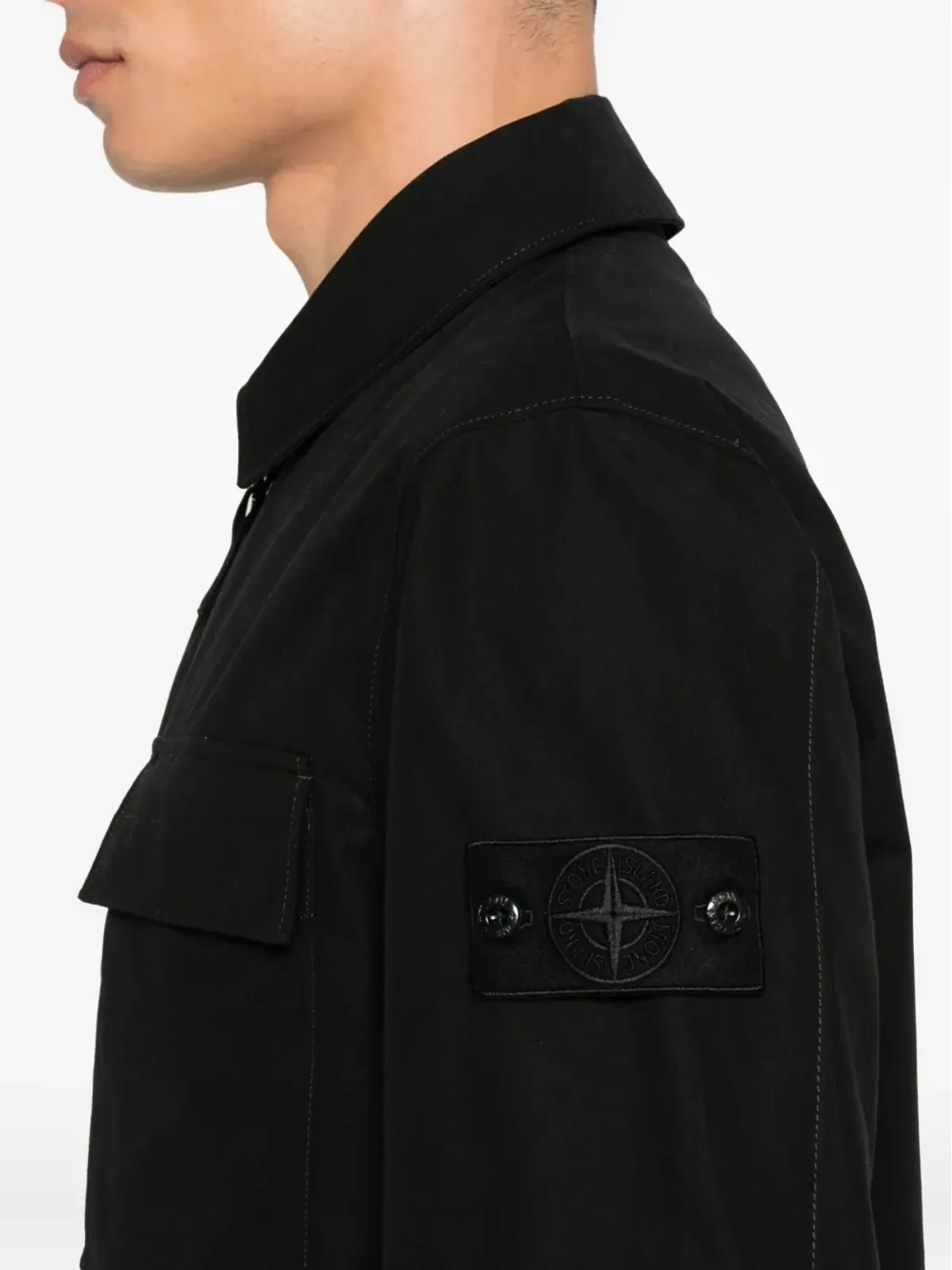 Stone Island ジップファスナー付きジャケット - ブラック - 画像5