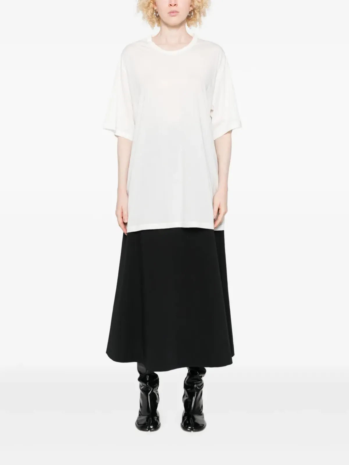 Yohji Yamamoto 半袖クルーネックTシャツ - 画像3