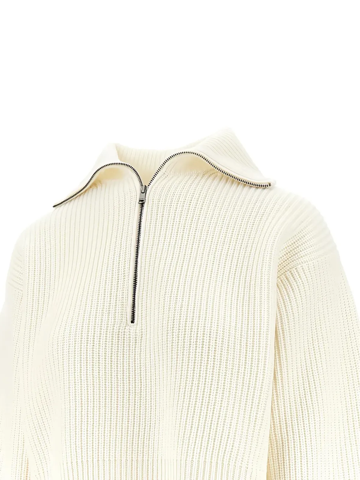 Max Mara 半ジップリブニットプルオーバー - 画像2