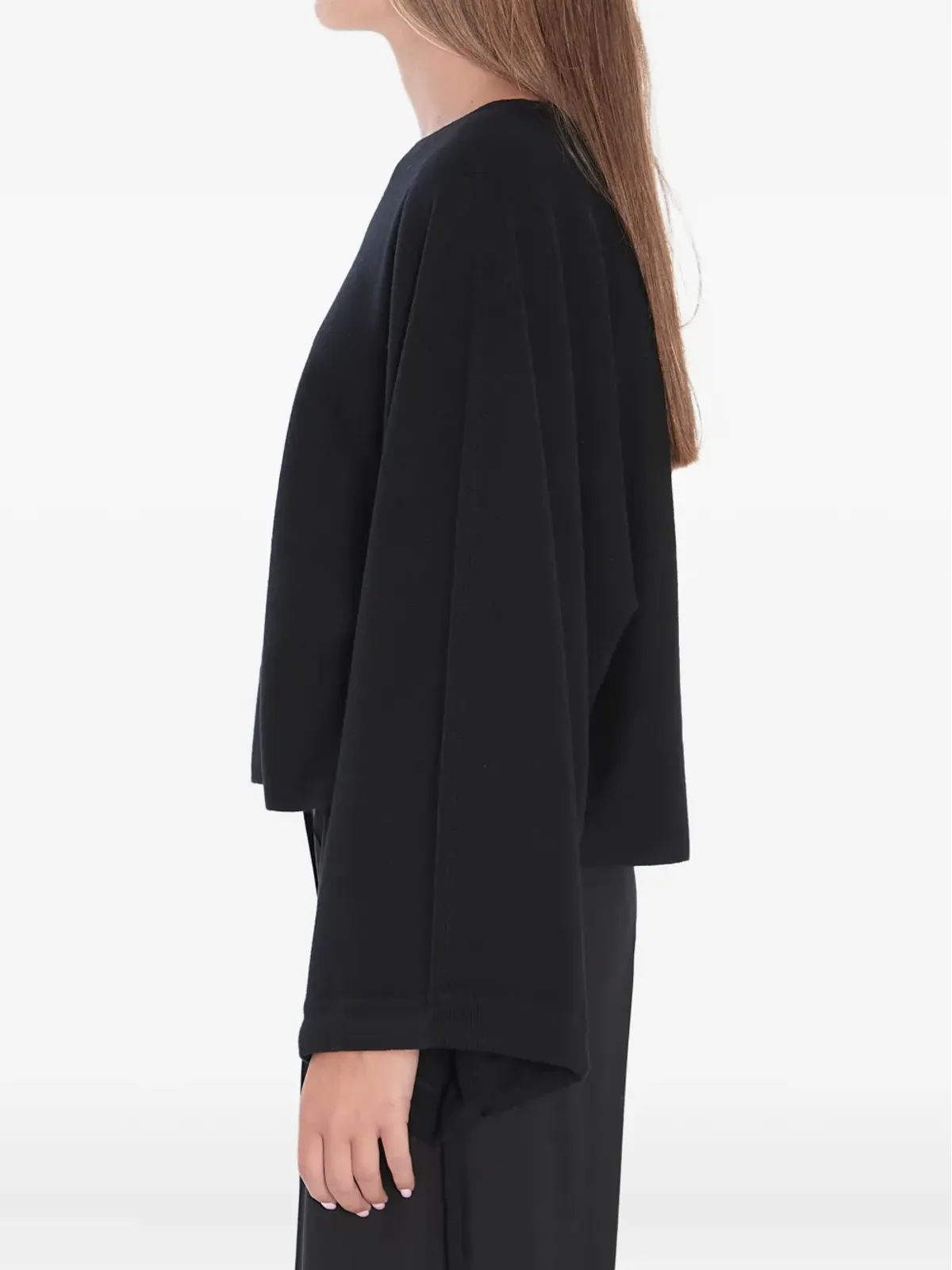 Max Mara Frais バットウィング ギャザー カフ セーター - 画像3