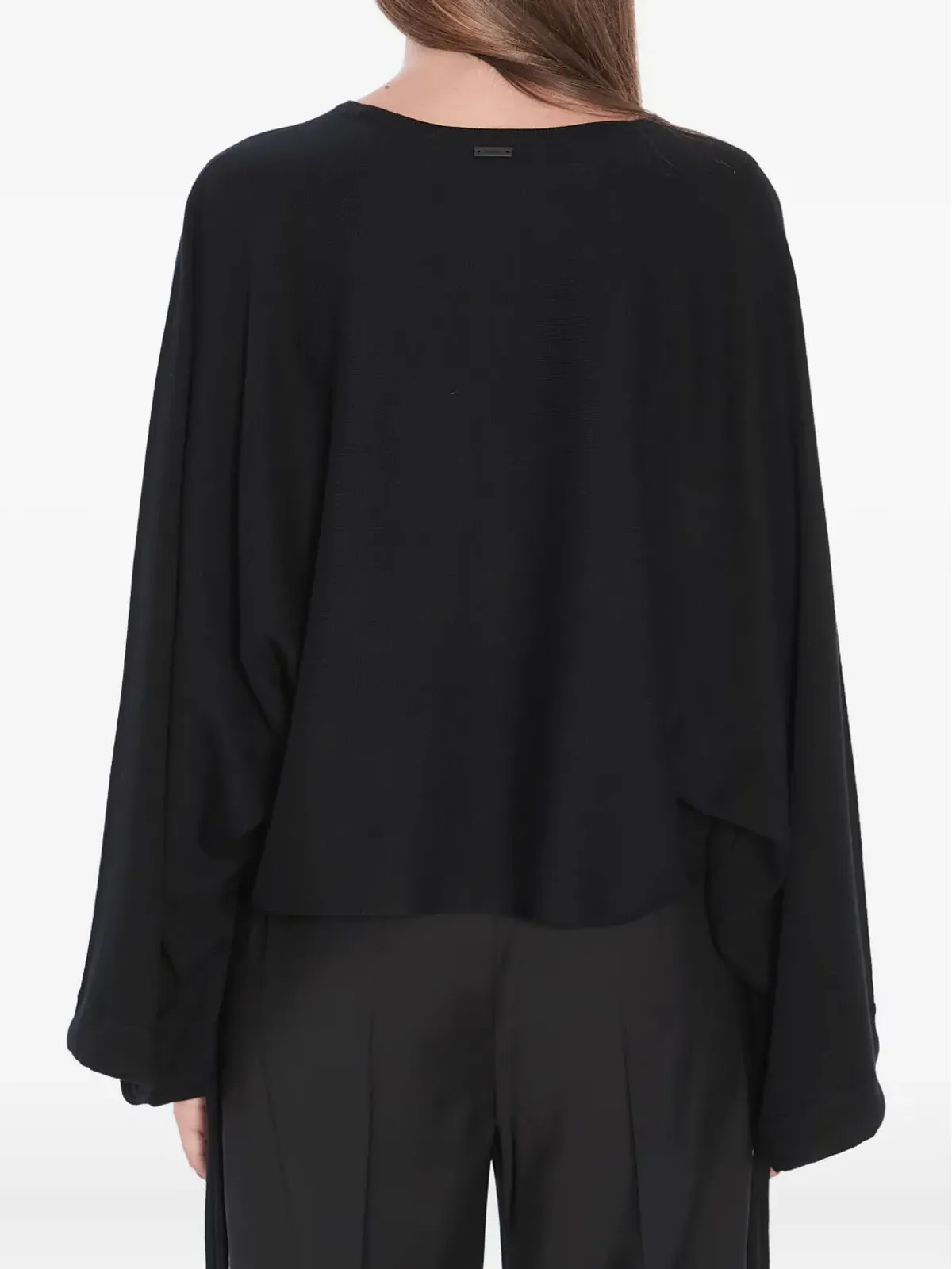 Max Mara Frais バットウィング ギャザー カフ セーター - 画像4