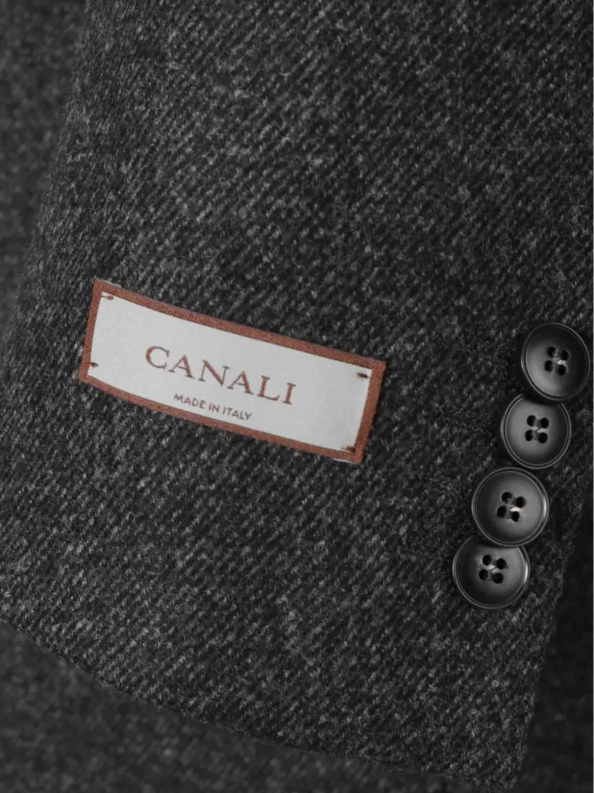 Canali ボタン留め ダブルブレストコート - 画像3