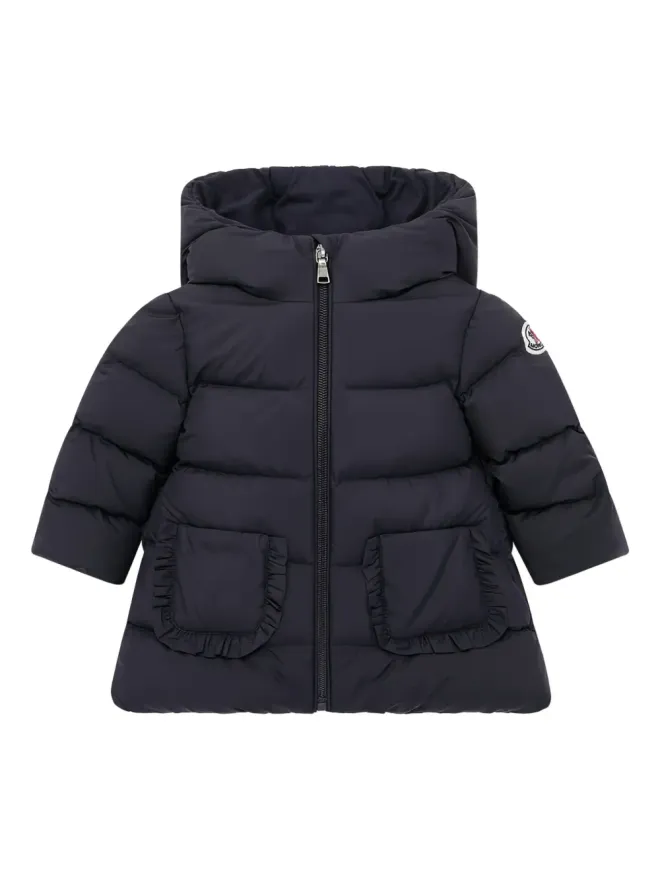 Moncler Enfant Moncler Enfant フリル付きフードダウンジャケットの商品画像