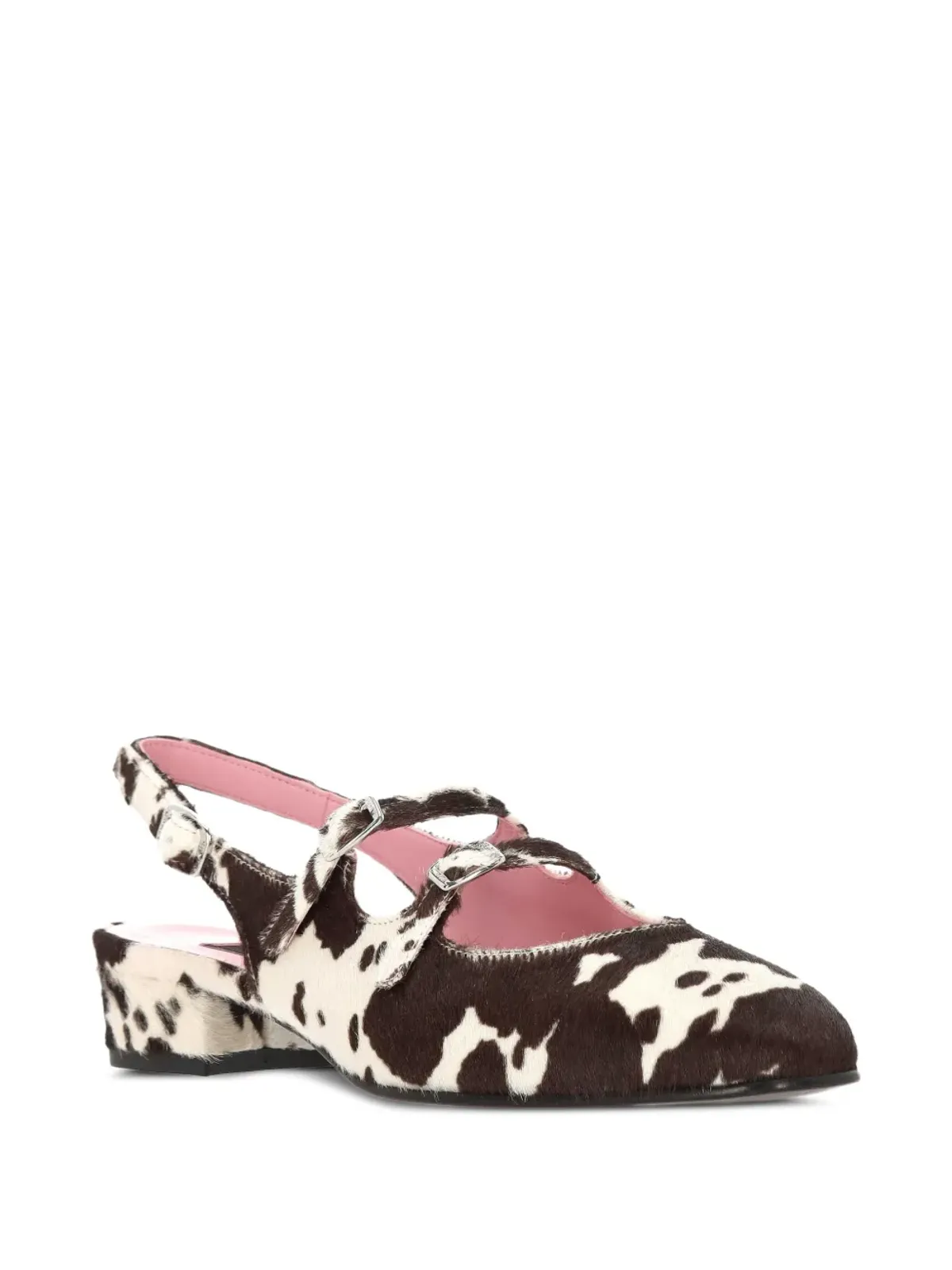 Carel Paris レザー バックル パンプス - 画像2