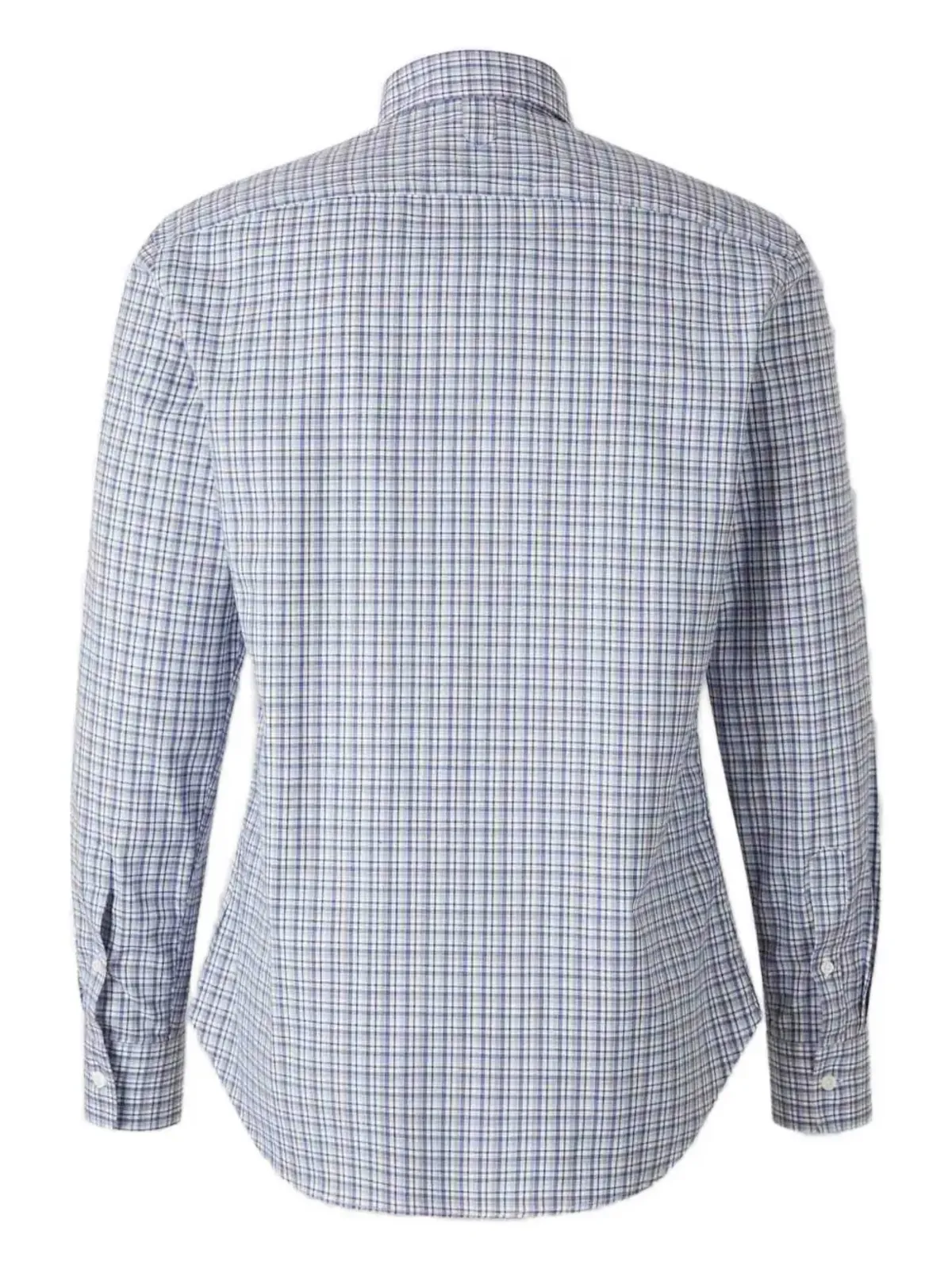 Canali チェック柄 ボタン留め シャツ - Blue - 画像2