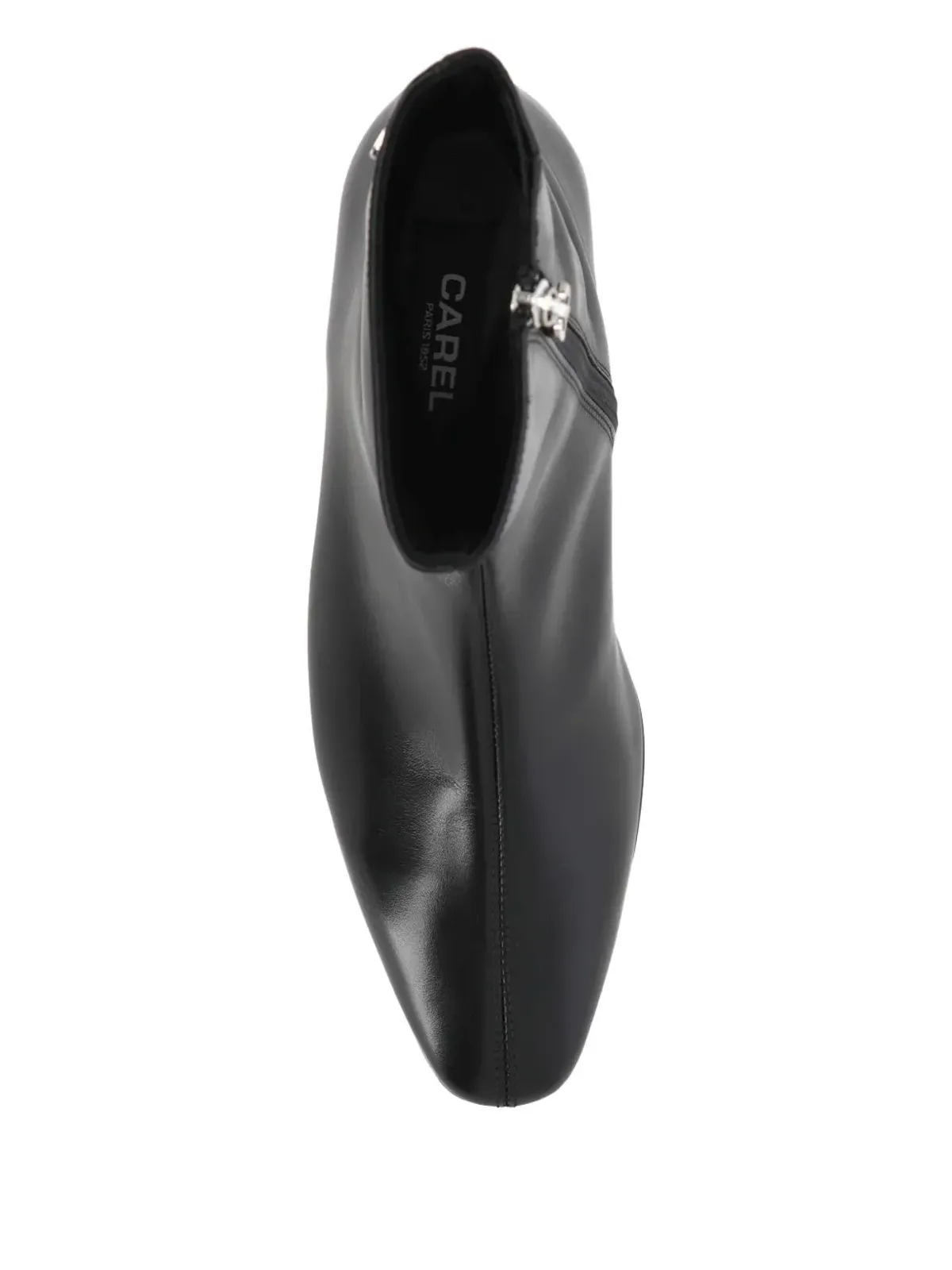 Carel Paris レザー ジップ ブーツ - 画像3