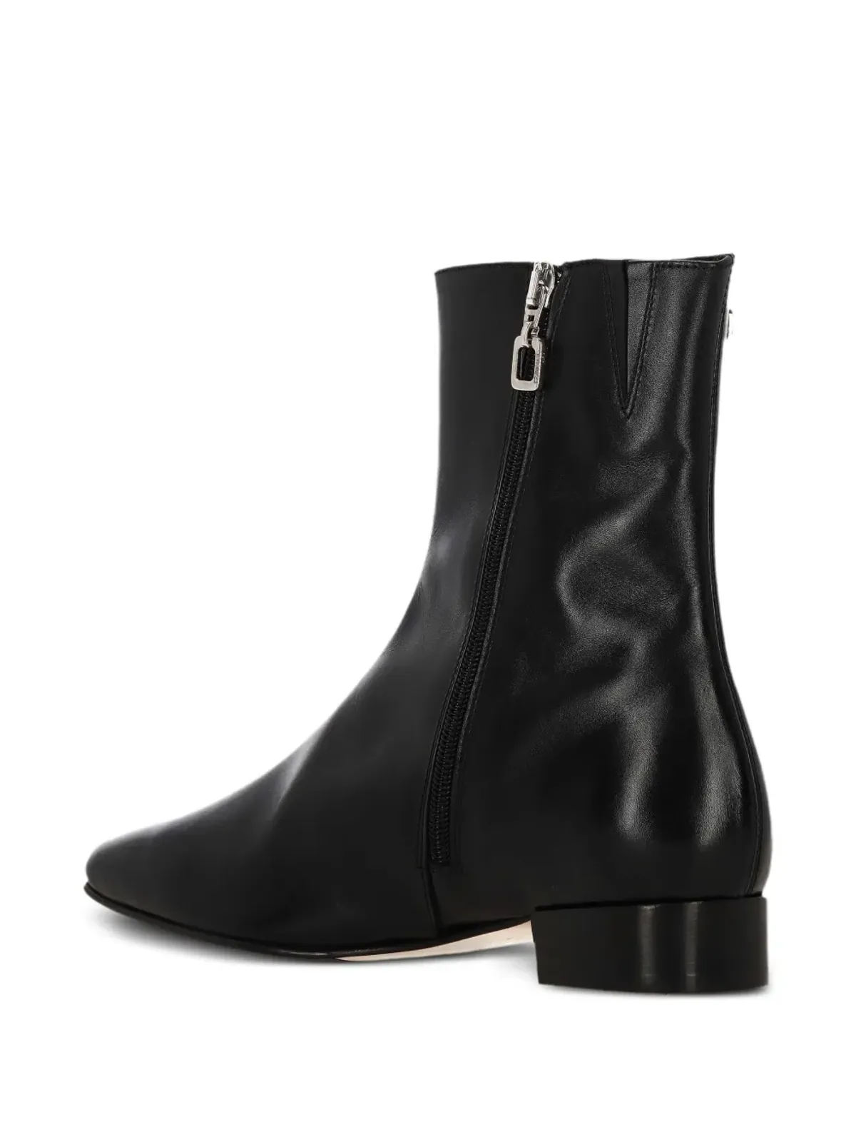 Carel Paris レザー ジップ ブーツ - 画像4
