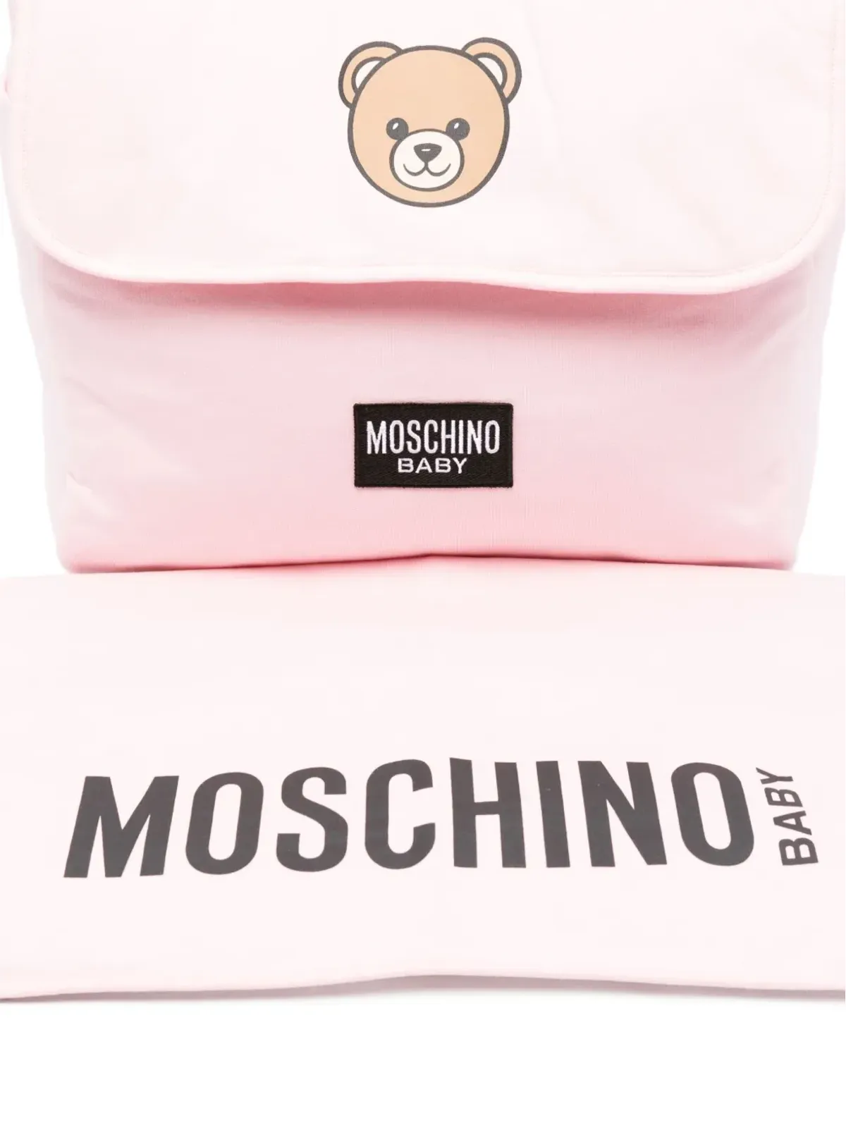 Moschino Kids テディープリント チェンジングバッグ - 画像3